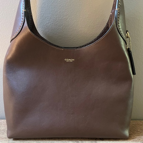 Coach Brooklyn Shoulder Bag 28 in Maple - Picture 2 of 14